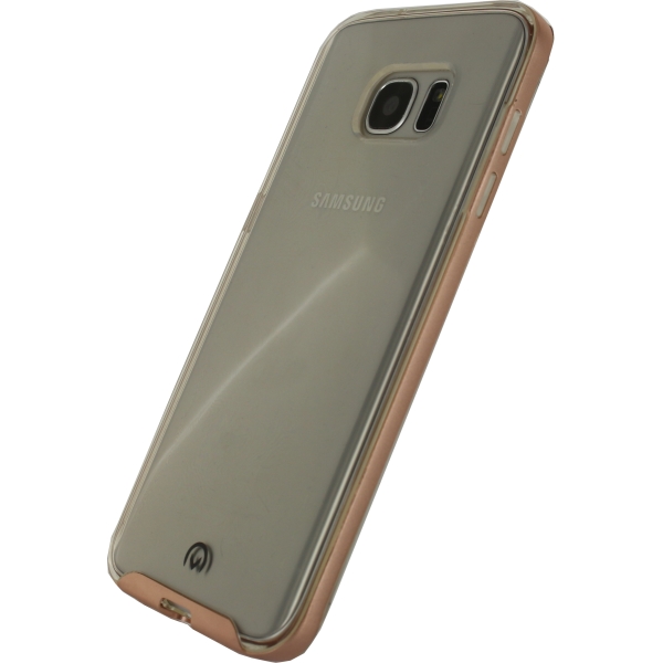 Mobilize Gelly+ Case Samsung Galaxy S7 Edge Clear/Rose Gold - Afbeelding 2