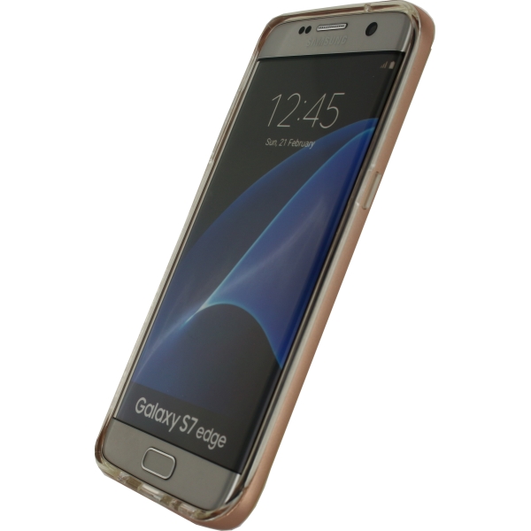 Mobilize Gelly+ Case Samsung Galaxy S7 Edge Clear/Rose Gold - Afbeelding 3