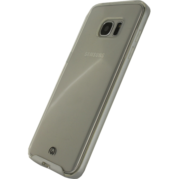 Mobilize Gelly+ Case Samsung Galaxy S7 Edge Clear/Silver - Afbeelding 2
