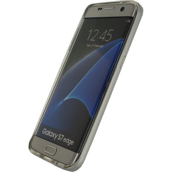 Mobilize Gelly+ Case Samsung Galaxy S7 Edge Clear/Silver - Afbeelding 3