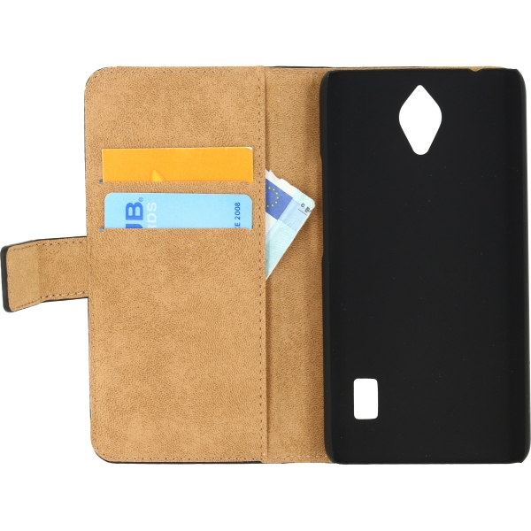 Mobilize Classic Wallet Book Case Huawei Y635 Black - Afbeelding 3