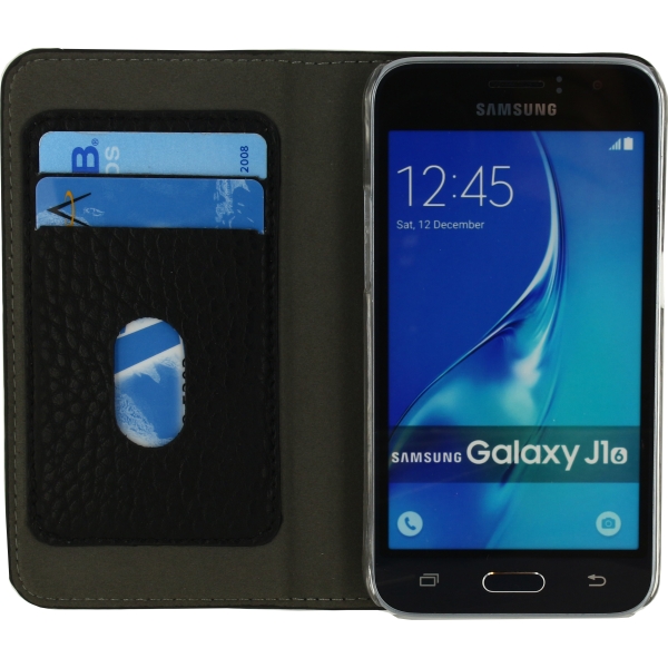 Mobilize Detachable Wallet Book Case Samsung Galaxy J1 2016 Black - Afbeelding 4