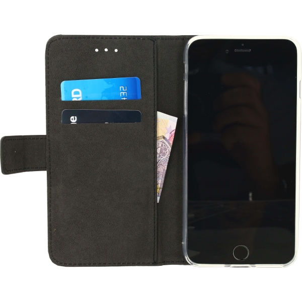 Mobilize Classic Gelly Wallet Book Case Apple Iphone 6 Plus/6S Plus/7 Plus/8 Plus Black - Afbeelding 3