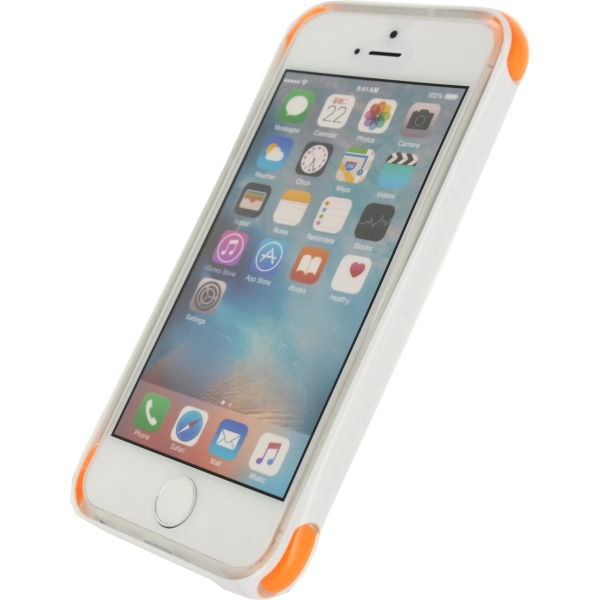 Mobilize Shockproof Case Apple Iphone 5/5S/Se White - Afbeelding 4