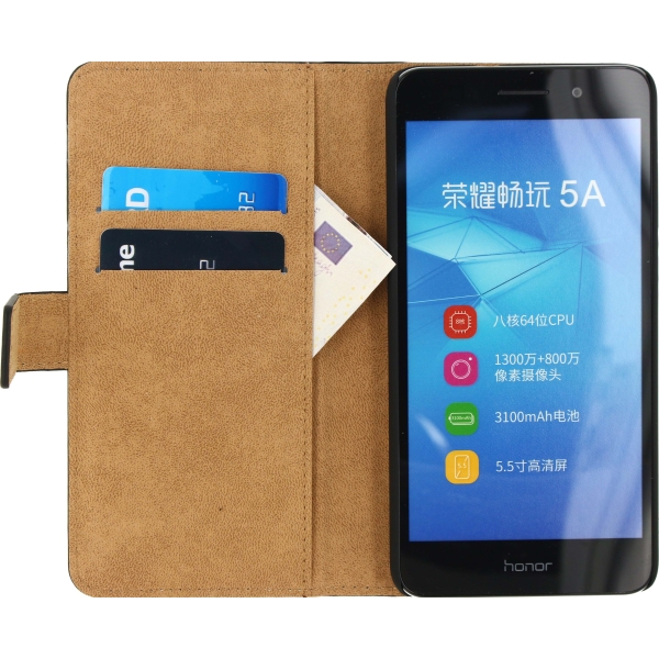Mobilize Classic Wallet Book Case Huawei Y6 Ii Black - Afbeelding 3
