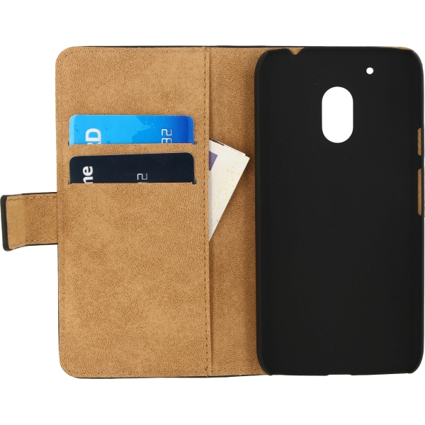 Mobilize Classic Wallet Book Case Motorola Moto G4 Play Black - Afbeelding 3