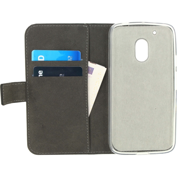 Mobilize Classic Gelly Wallet Book Case Motorola Moto G4 Play Black - Afbeelding 3