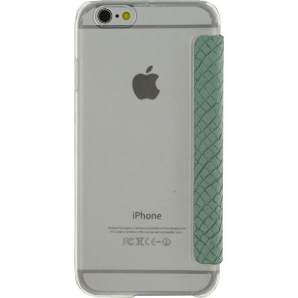 Mobilize Slim Gelly Booklet Apple Iphone 6/6S Soft Snake Wild Moss - Afbeelding 3