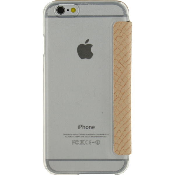 Mobilize Slim Gelly Booklet Apple Iphone 6/6S Soft Snake Creamy Rose - Afbeelding 3