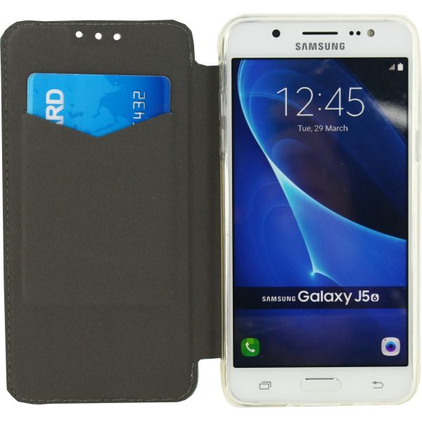 Mobilize Slim Gelly Booklet Samsung Galaxy J5 2016 Soft Snake Creamy Rose - Afbeelding 4