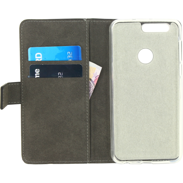 Mobilize Classic Gelly Wallet Book Case Honor 8 Black - Afbeelding 3