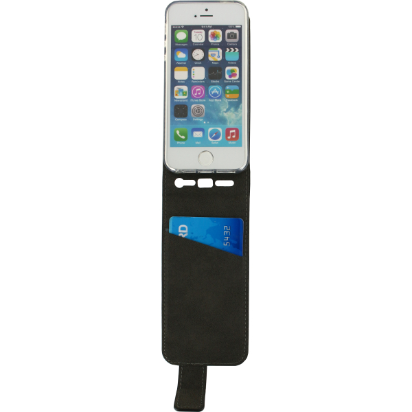 Mobilize Classic Gelly Flip Case Apple Iphone 5/5S/Se Black - Afbeelding 3