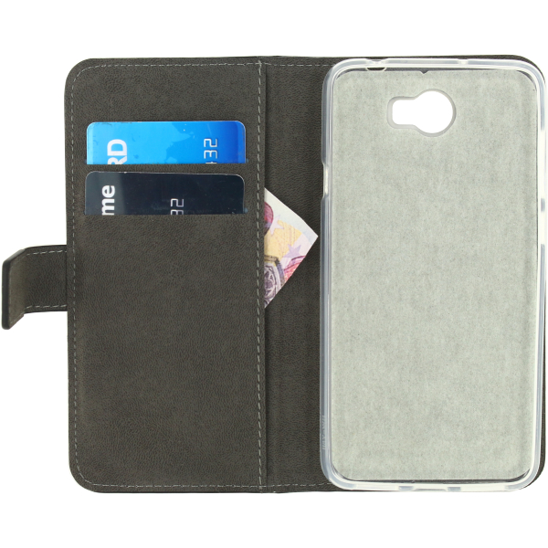 Mobilize Classic Gelly Wallet Book Case Huawei Y5 Ii/Y6 Ii Compact Black - Afbeelding 3