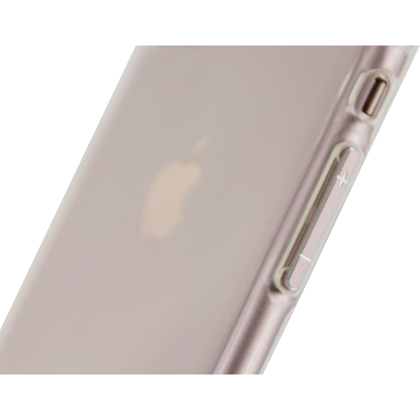 Mobilize Deluxe Gelly Case Apple Iphone 6/6S Clear Rose Gold Button - Afbeelding 4