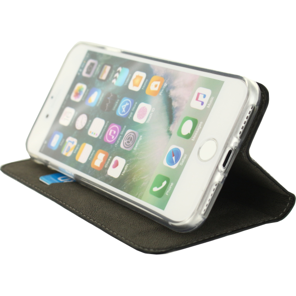 Mobilize Premium Gelly Book Case Apple Iphone 6/6S/7/8/Se (2020/2022) Black - Afbeelding 4