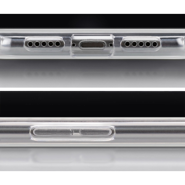 Mobilize Slim Naked Protection Case Apple Iphone 7/8/Se (2020/2022) Grey/Transparant - Afbeelding 2