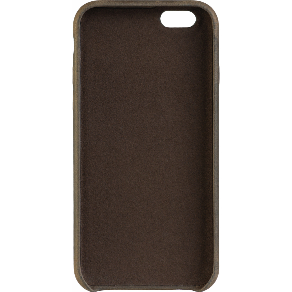 Senza Raw Leather Cover Apple Iphone 6/6S Chestnut Brown - Afbeelding 2