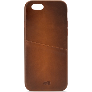 Senza Desire Leather Cover With Card Slot Apple Iphone 6/6S Burned Cognac