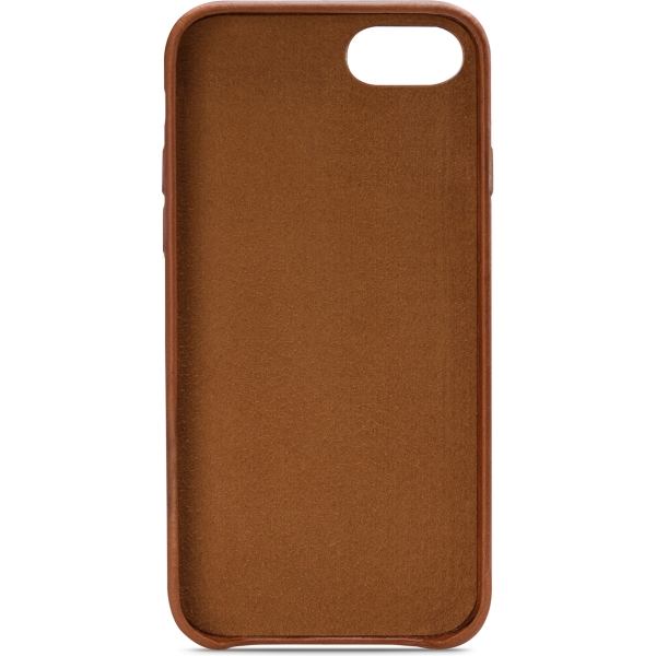 Senza Desire Leather Cover With Card Slot Apple Iphone 7/8/Se (2020/2022) Burned Cognac - Afbeelding 2