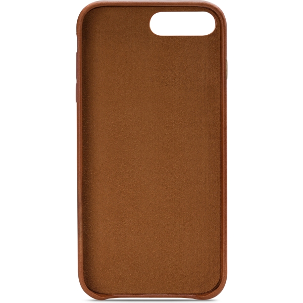 Senza Desire Leather Cover With Card Slot Apple Iphone 7 Plus/8 Plus Burned Cognac - Afbeelding 2