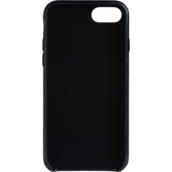 Senza Pure Leather Cover With Card Slot Apple Iphone 7/8/Se (2020/2022) Deep Black - Afbeelding 2