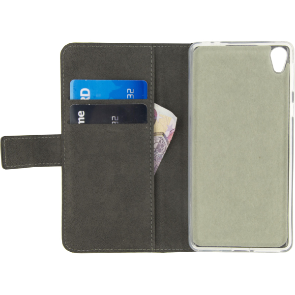 Mobilize Classic Gelly Wallet Book Case Sony Xperia E5 Black - Afbeelding 3