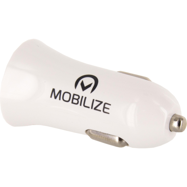 Mobilize Car Charger 2X Usb 24W + Usb To Apple Mfi Lighting Cable 1M. White - Afbeelding 4