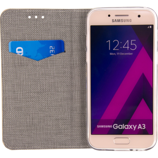 Mobilize Premium Gelly Book Case Samsung Galaxy A3 2017 Alligator Peanut Brown - Afbeelding 4