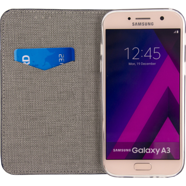 Mobilize Premium Gelly Book Case Samsung Galaxy A3 2017 Alligator Indigo Blue - Afbeelding 4