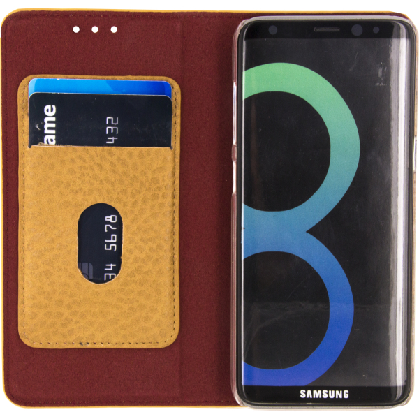 Mobilize Detachable Wallet Book Case Samsung Galaxy S8 Terracotta With Copper Closing - Afbeelding 7