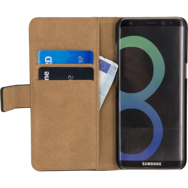 Mobilize Classic Wallet Book Case Samsung Galaxy S8+ Black - Afbeelding 3