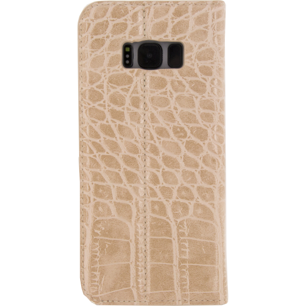 Mobilize Premium Gelly Book Case Samsung Galaxy S8+ Alligator Peanut Brown - Afbeelding 2