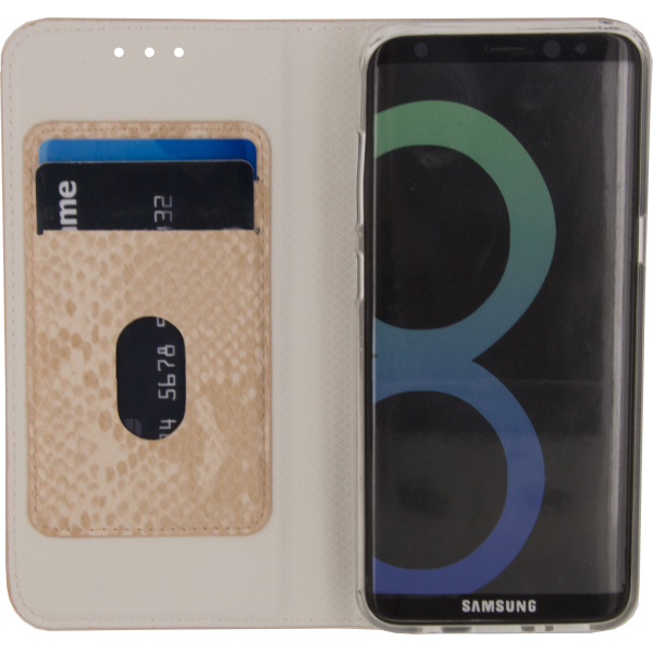 Mobilize Special Premium Gelly Book Case Samsung Galaxy S8 Snake Light Peach - Afbeelding 3