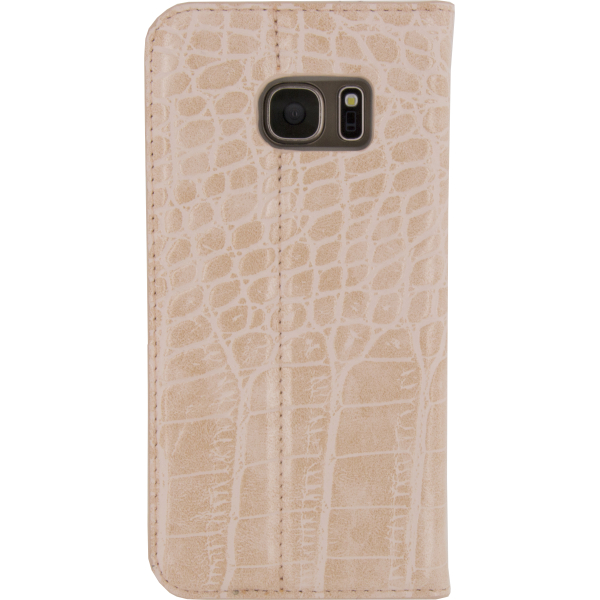 Mobilize Premium Gelly Book Case Samsung Galaxy S7 Alligator Coral Pink - Afbeelding 2