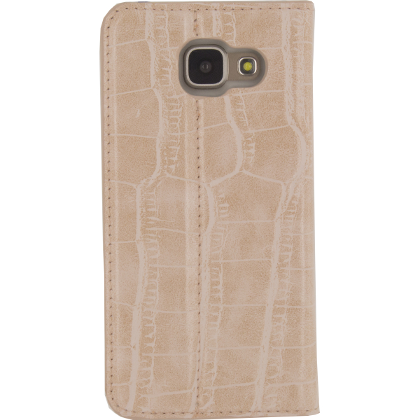 Mobilize Premium Gelly Book Case Samsung Galaxy A3 2016 Alligator Coral Pink - Afbeelding 2