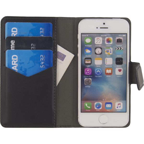 Mobilize Classic Universal Wallet Book Case M Black - Afbeelding 3