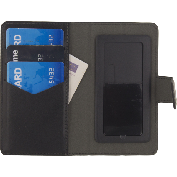 Mobilize Classic Universal Wallet Book Case M Black - Afbeelding 4
