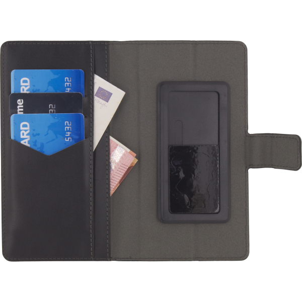 Mobilize Classic Universal Wallet Book Case Xl Black - Afbeelding 4