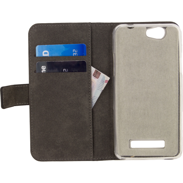 Mobilize Classic Gelly Wallet Book Case Wileyfox Spark + Black - Afbeelding 3