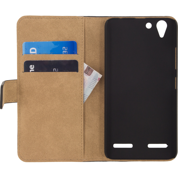 Mobilize Classic Wallet Book Case Lenovo K5 Black - Afbeelding 3