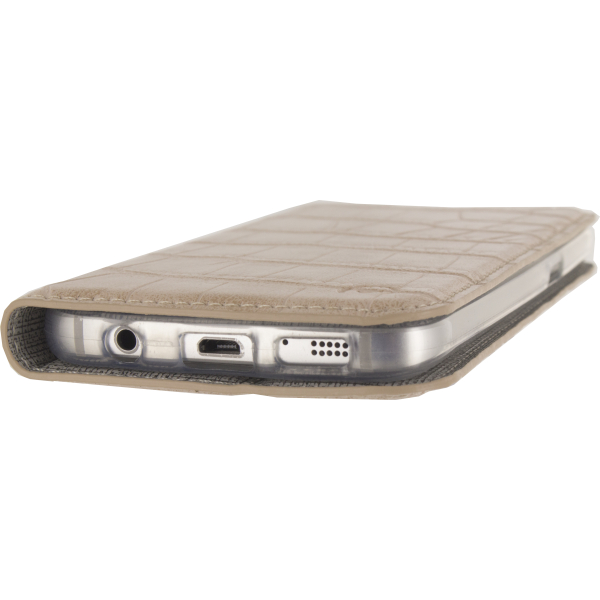 Mobilize Premium Gelly Book Case Samsung Galaxy S7 Alligator Peanut Brown - Afbeelding 5