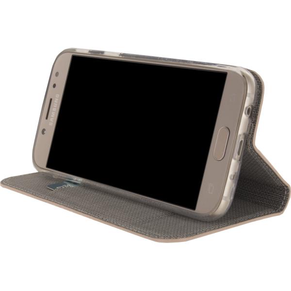 Mobilize Premium Gelly Book Case Samsung Galaxy J7 2017 Alligator Coral Pink - Afbeelding 3