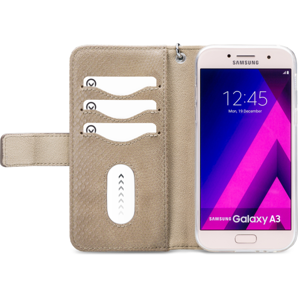 Mobilize 2In1 Gelly Zipper Case Samsung Galaxy A3 2017 Latte - Afbeelding 3