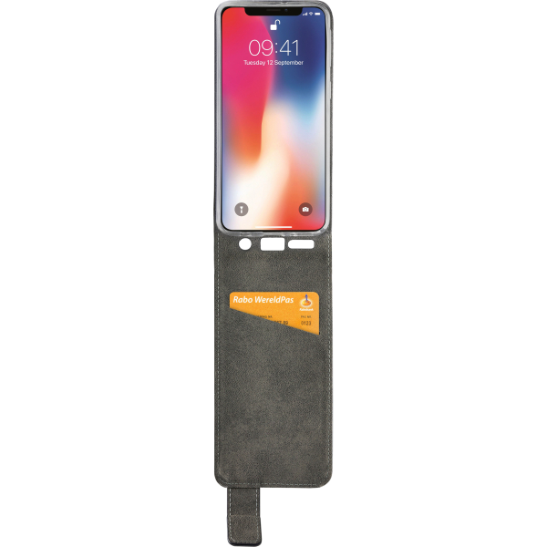 Mobilize Classic Gelly Flip Case Apple Iphone X/Xs Black - Afbeelding 3