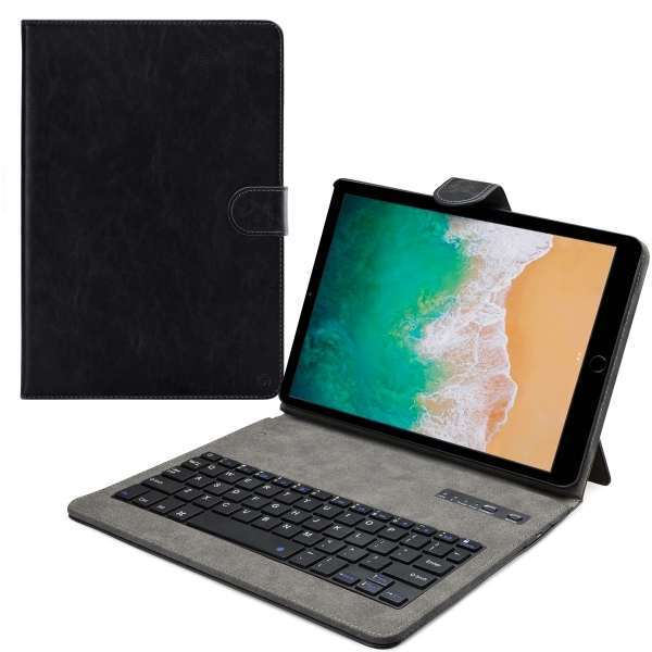 Mobilize Premium Bluetooth Keyboard Case Apple Ipad Air/Air 2/Pro 9.7/9.7 2017/2018 Black Qwerty