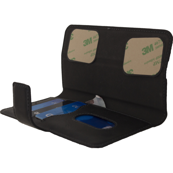 Mobilize Premium 2In1 Wallet Case Universal Medium Black - Afbeelding 4