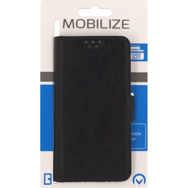 Mobilize Premium 2In1 Wallet Case Universal Large Black - Afbeelding 5