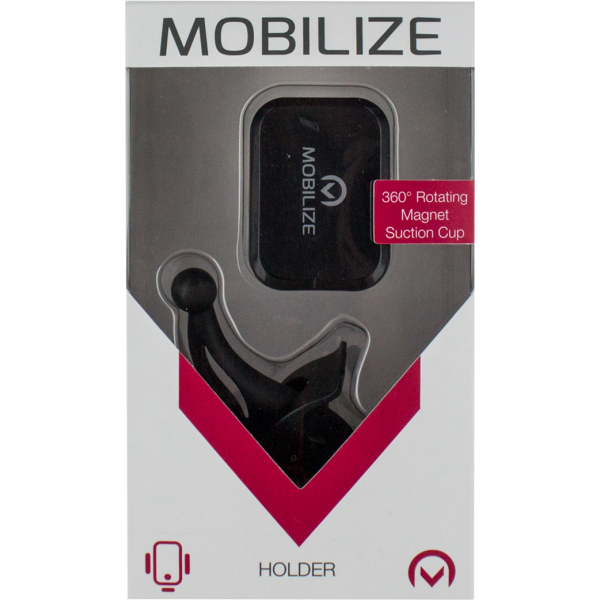 Mobilize Universal Magnet Windshield & Dashmount Car Holder Black - Afbeelding 5
