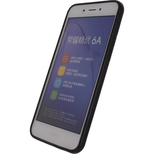 Mobilize Gelly Case Honor 6A Black - Afbeelding 2