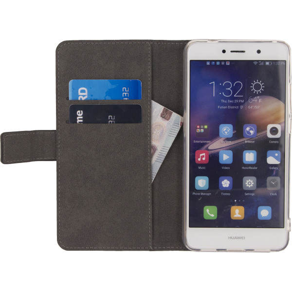 Mobilize Classic Gelly Wallet Book Case Huawei Y7 Black - Afbeelding 3
